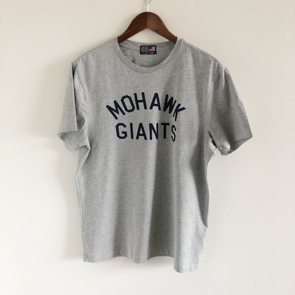J. Crew Other - Ebbets Field x J. Crew Mohawk Giants Gray Tee T-Shirt M